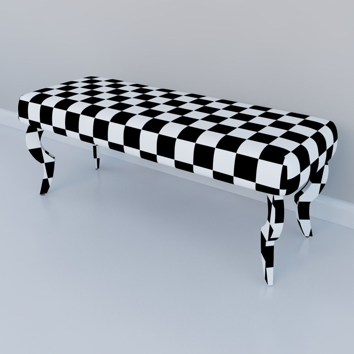 Harry Bench 3D model_5