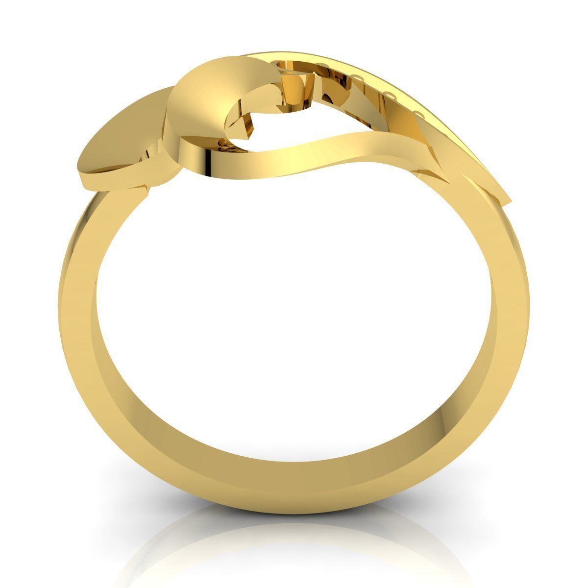 Woman Diamond Ring 25 3D print model_6
