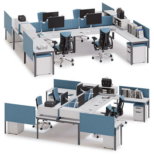 Herman Miller Layout Studio v8 3D model