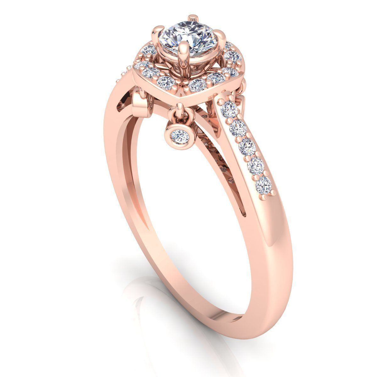 Diamond Ring 31 3D print model_3