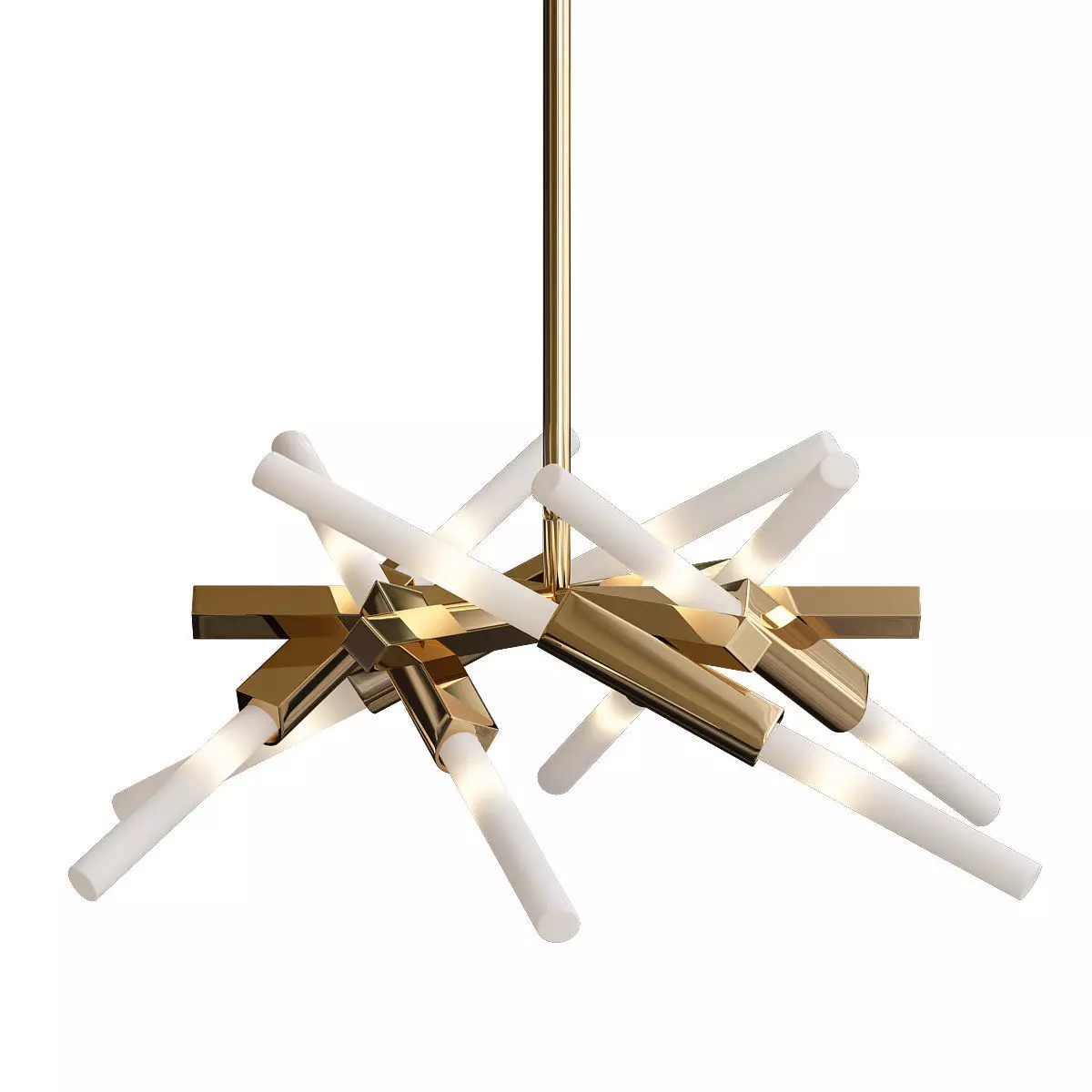 Astral Agnes 12 lights brushed brass von Roll Hill 3D model