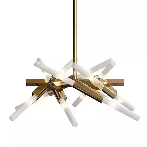 Astral Agnes 12 lights brushed brass von Roll Hill