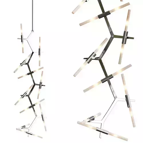 Agnes cascade 20 lights aluminum von Roll Hill