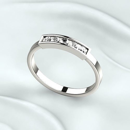 Fashion Gold Ring 3D print model