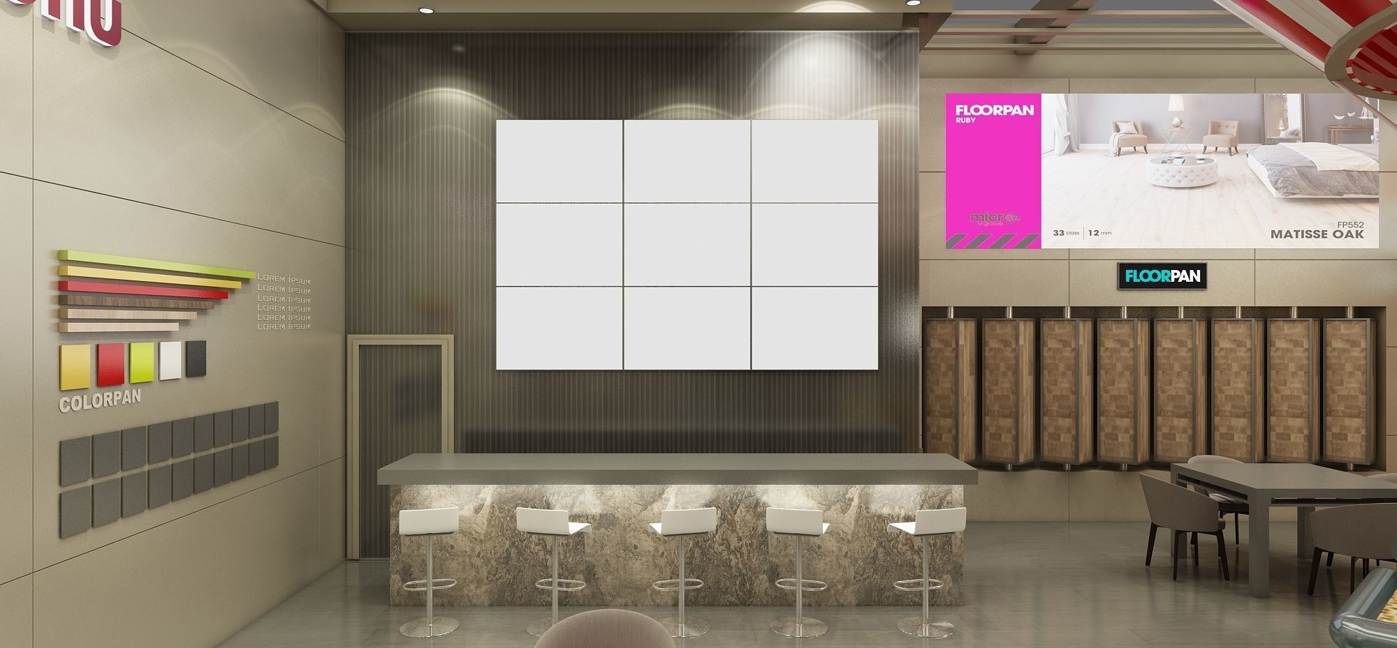 Exhibiton Stand Preset Scene 3D model_4