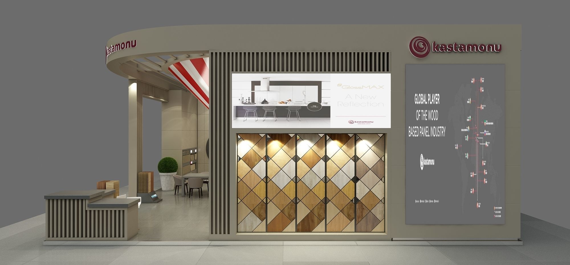 Exhibiton Stand Preset Scene 3D model_1