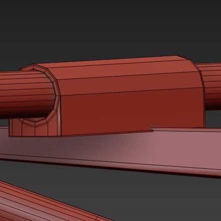 Agnes cascade 20 lights Gold von Roll Hill 3D model_1