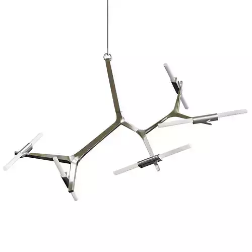 Agnes chandelier 10 lights aluminium von Roll Hill