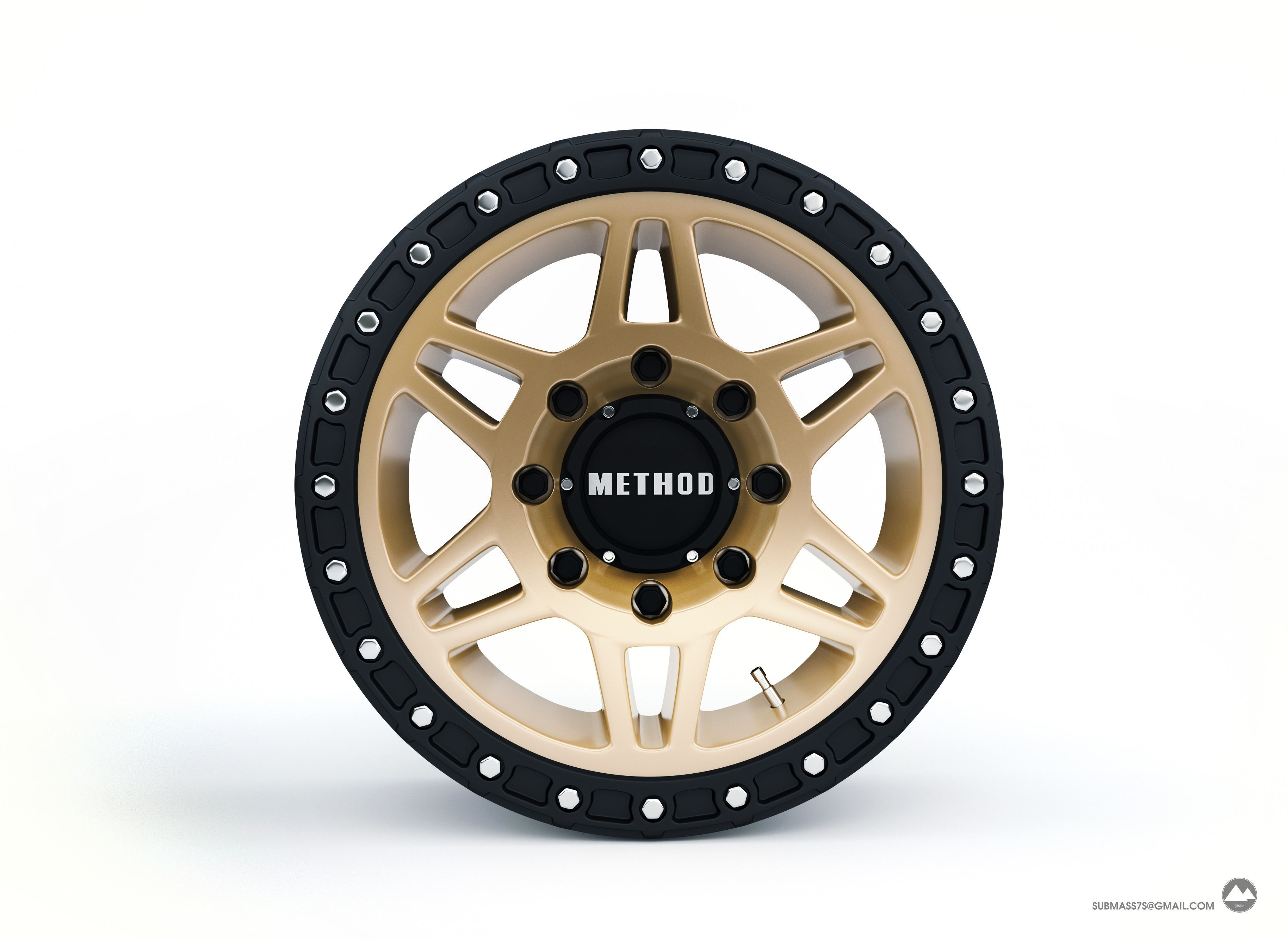 3D Wheel Disk Method CGTrader