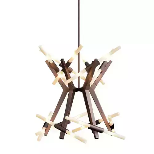 Astral Agnes chandelier 24 lights bronze von Roll Hill