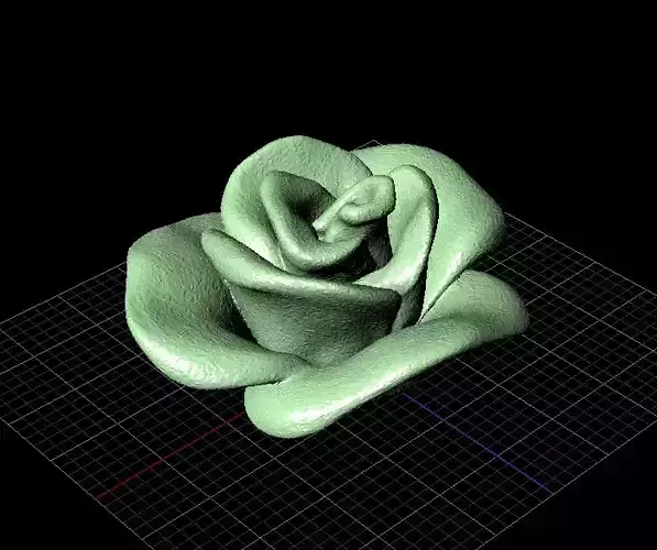 Rose Stl File 3D print model