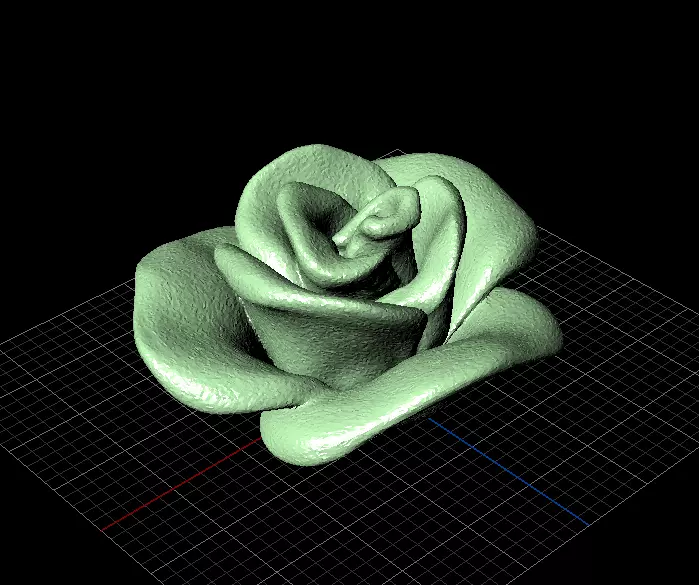 Rose Stl File 3D print model_0