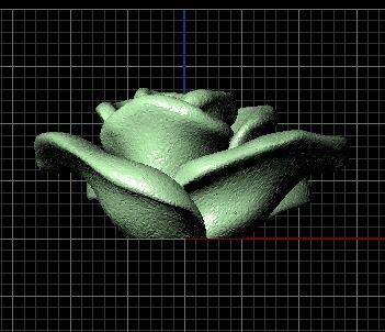 Rose Stl File 3D print model_2