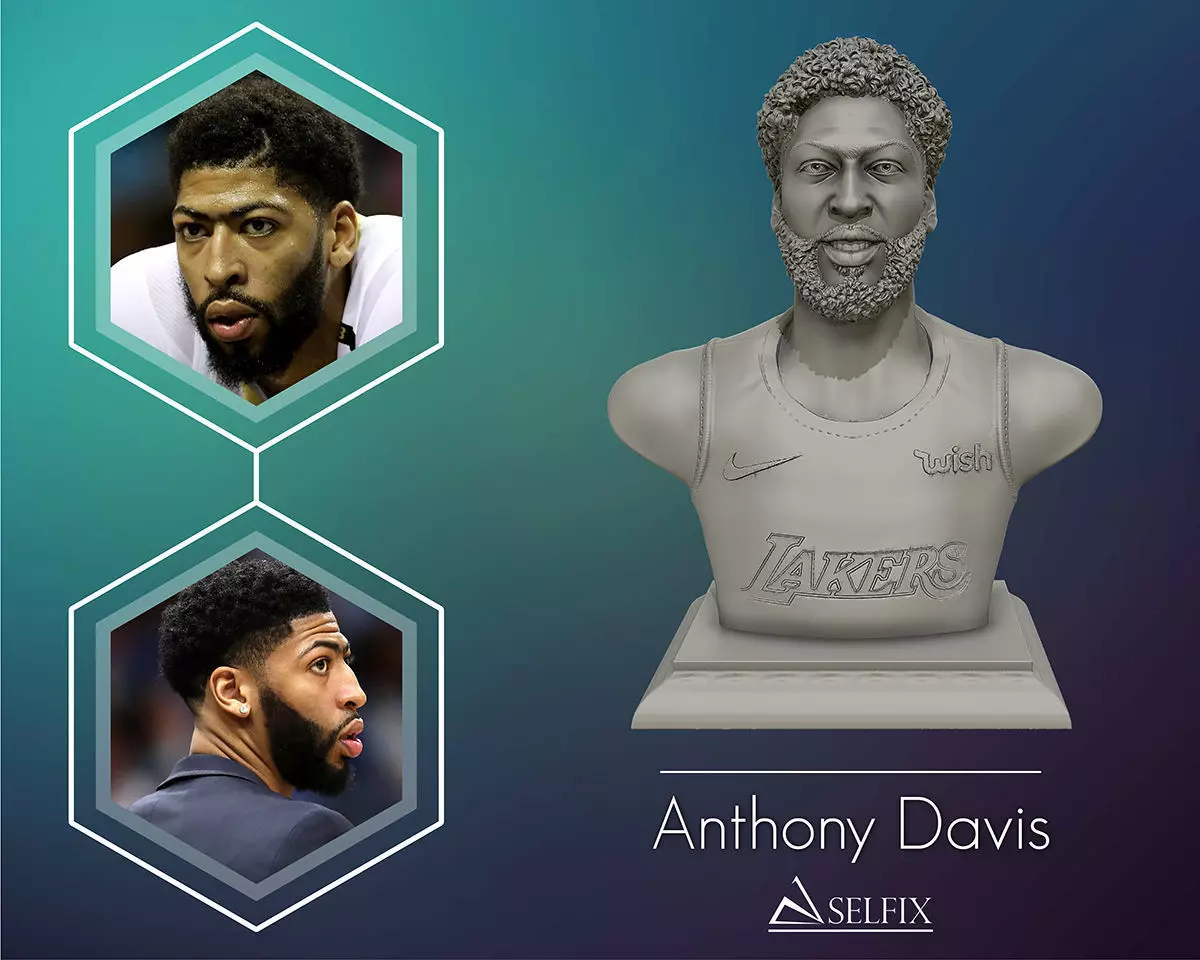 Anthony Davis sculpture model Ready to 3D Print 3D print model
