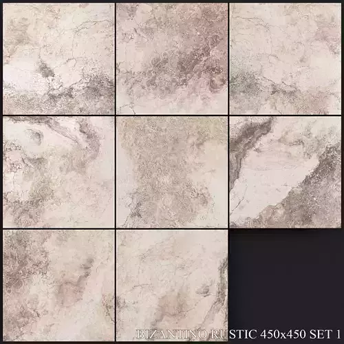 Yurtbay Seramik Bizantino Rustic 450x450 Set 1