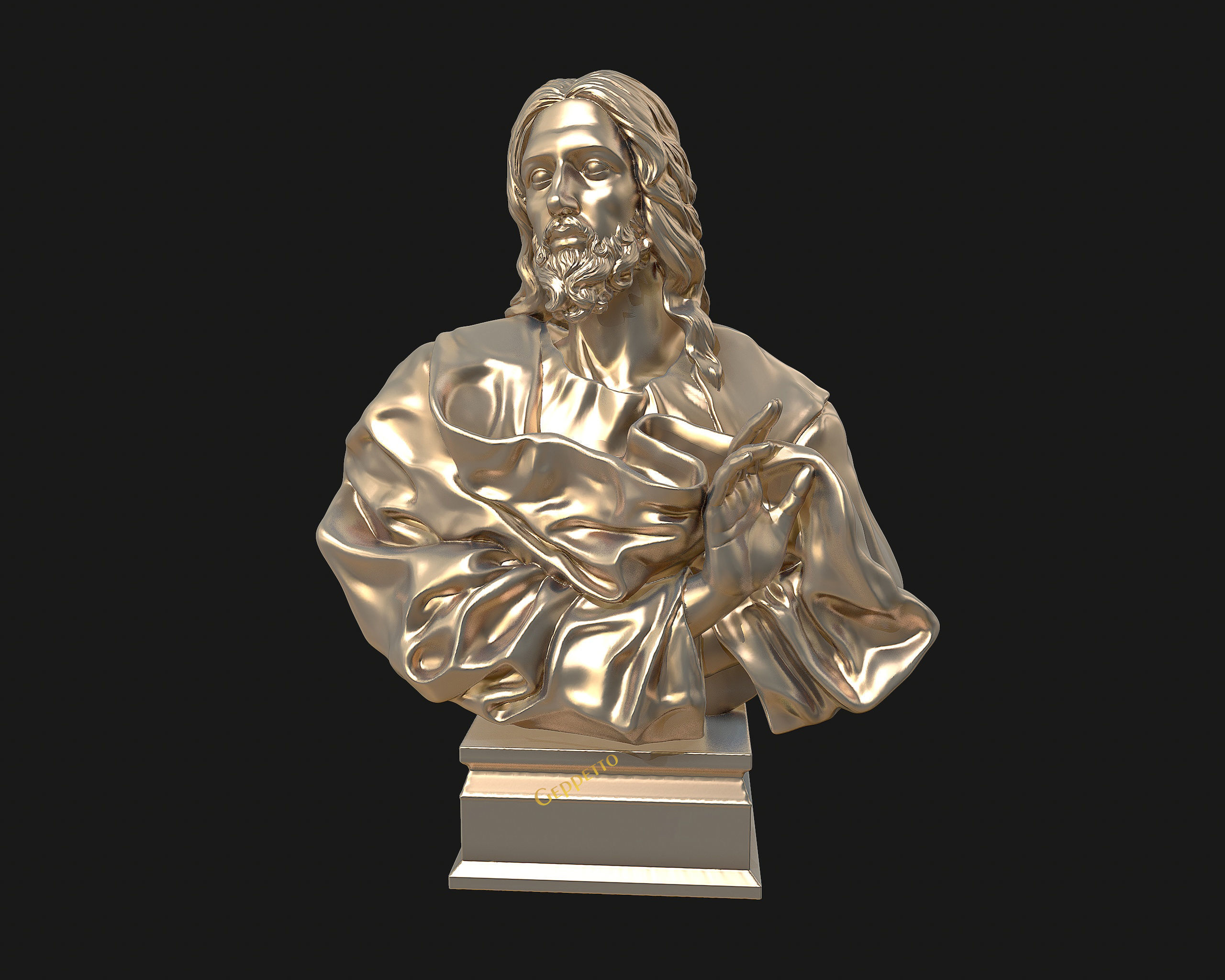 Jesus Christ Sculpture ready to 3D print 3D print model_23