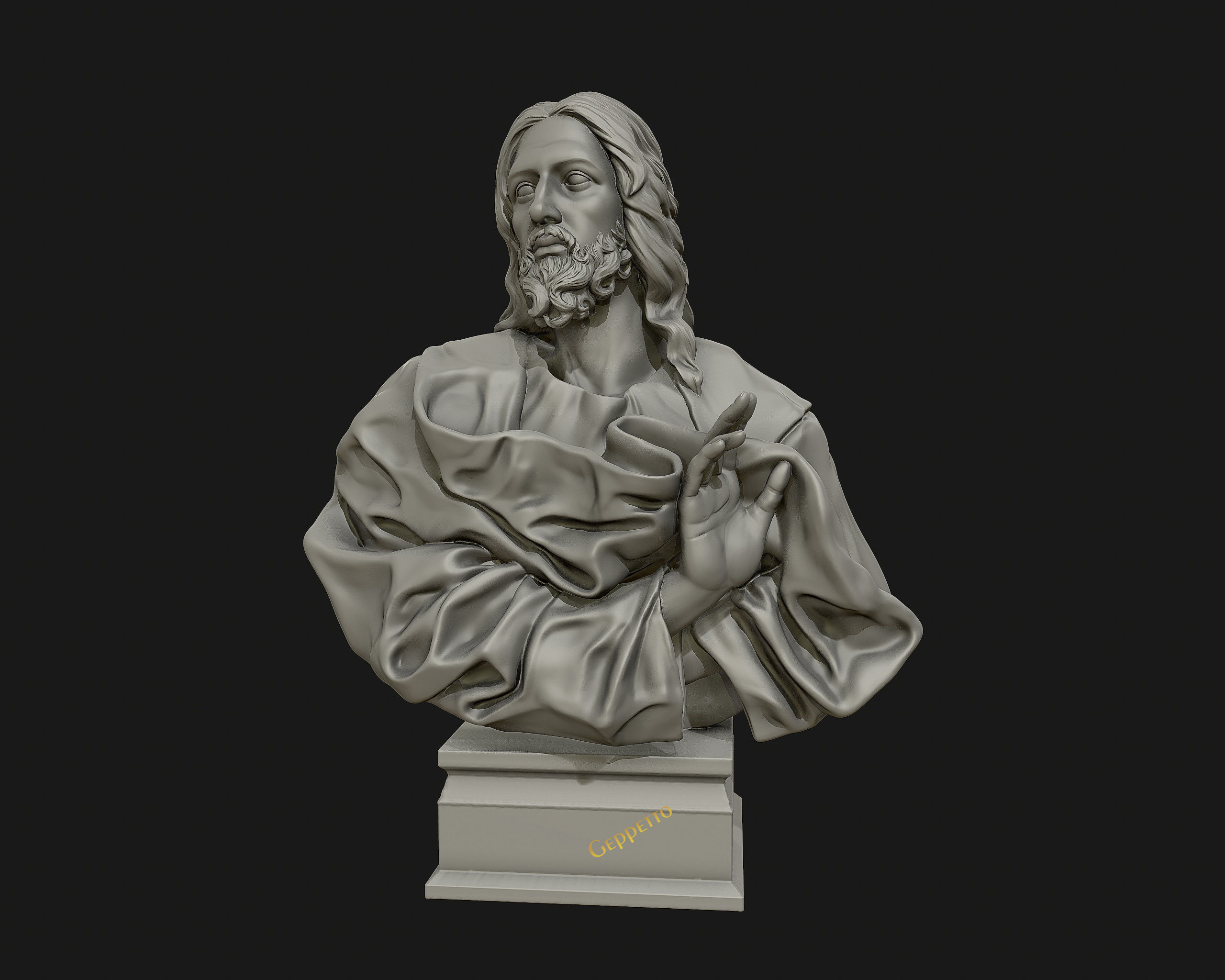 Jesus Christ Sculpture ready to 3D print 3D print model_41