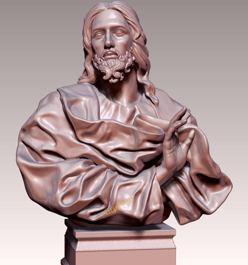 Jesus Christ Sculpture ready to 3D print 3D print model_39