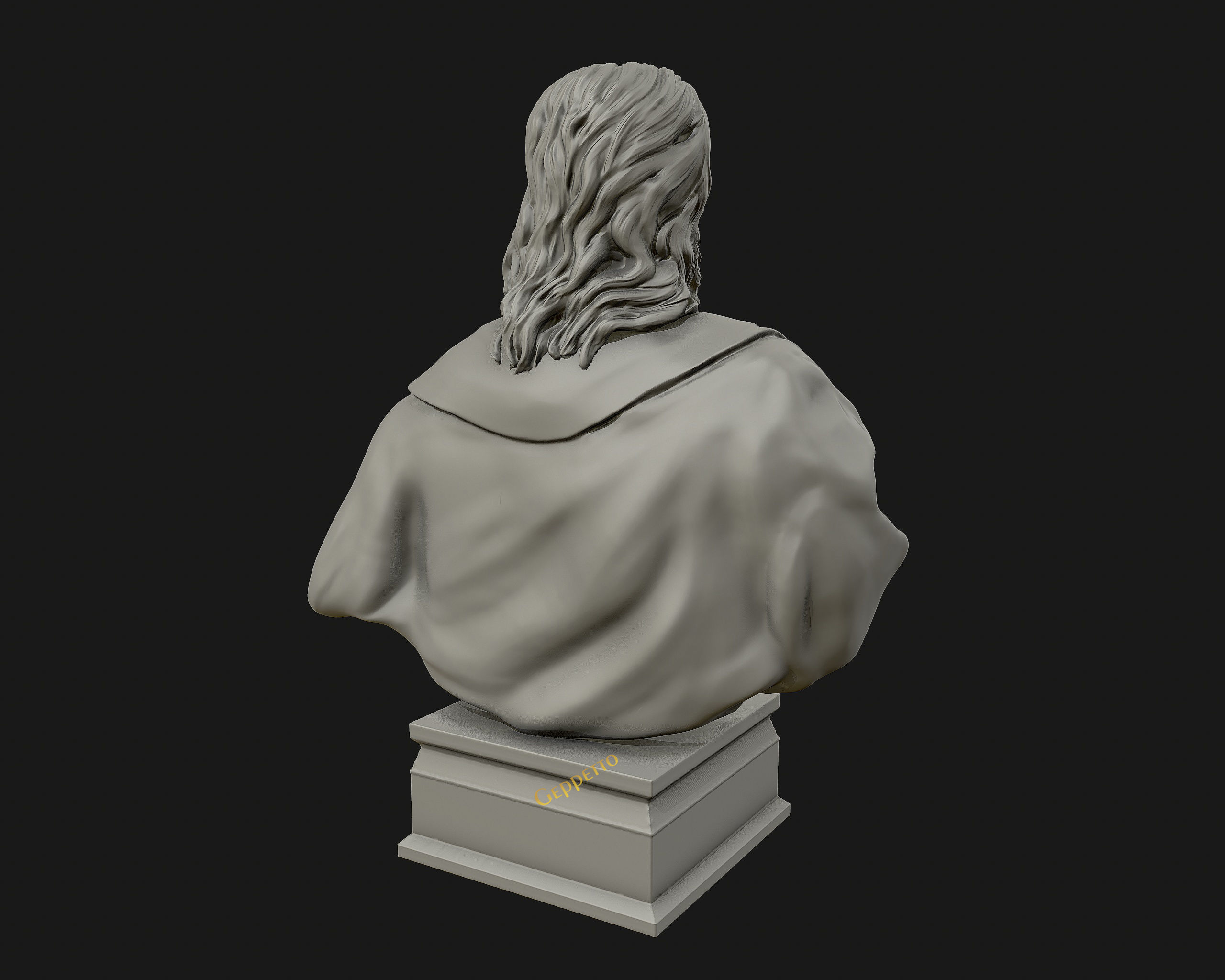 Jesus Christ Sculpture ready to 3D print 3D print model_15