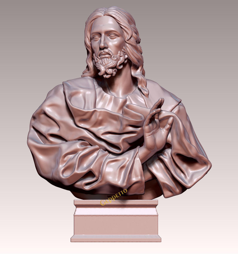 Jesus Christ Sculpture ready to 3D print 3D print model_38
