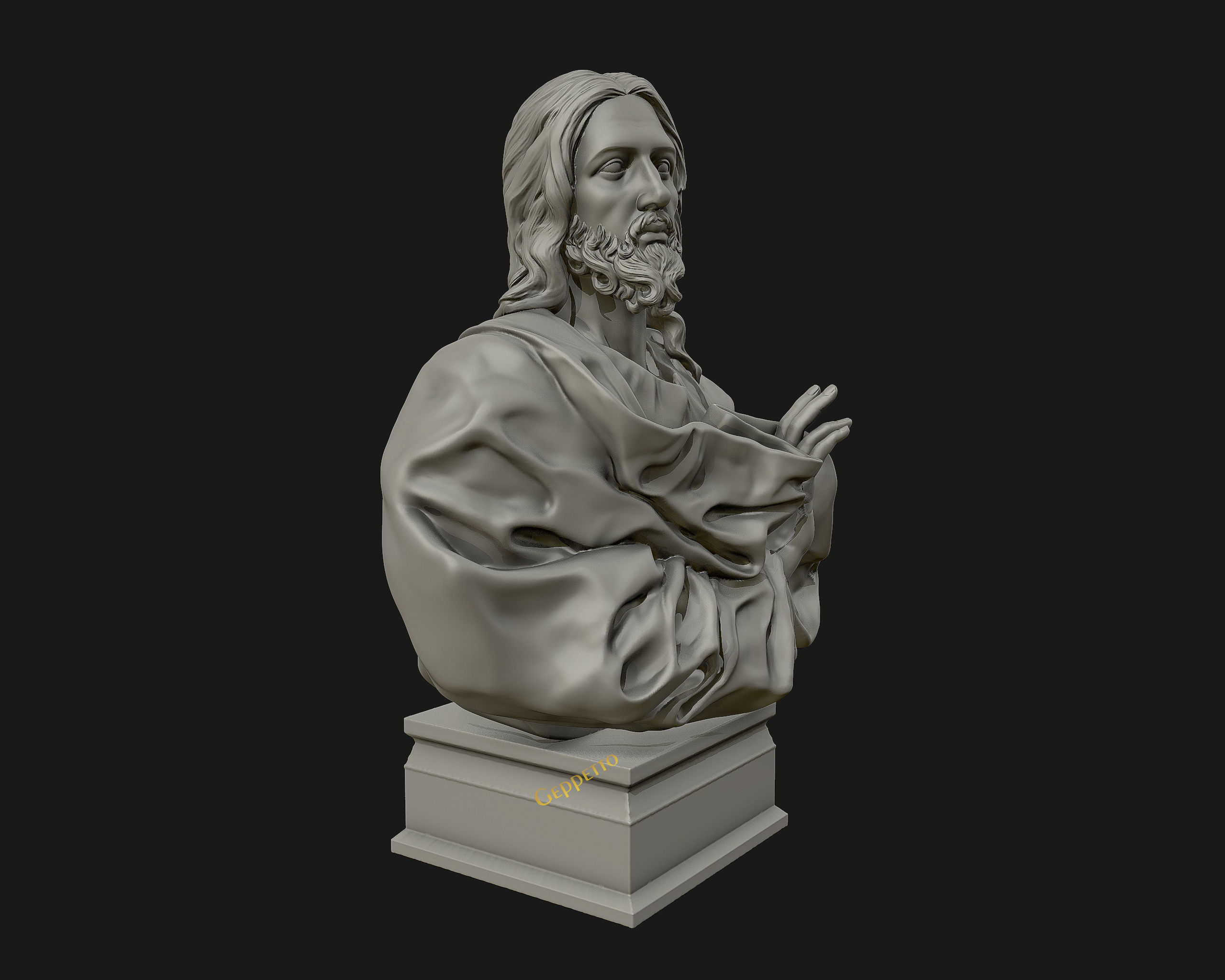 Jesus Christ Sculpture ready to 3D print 3D print model_18