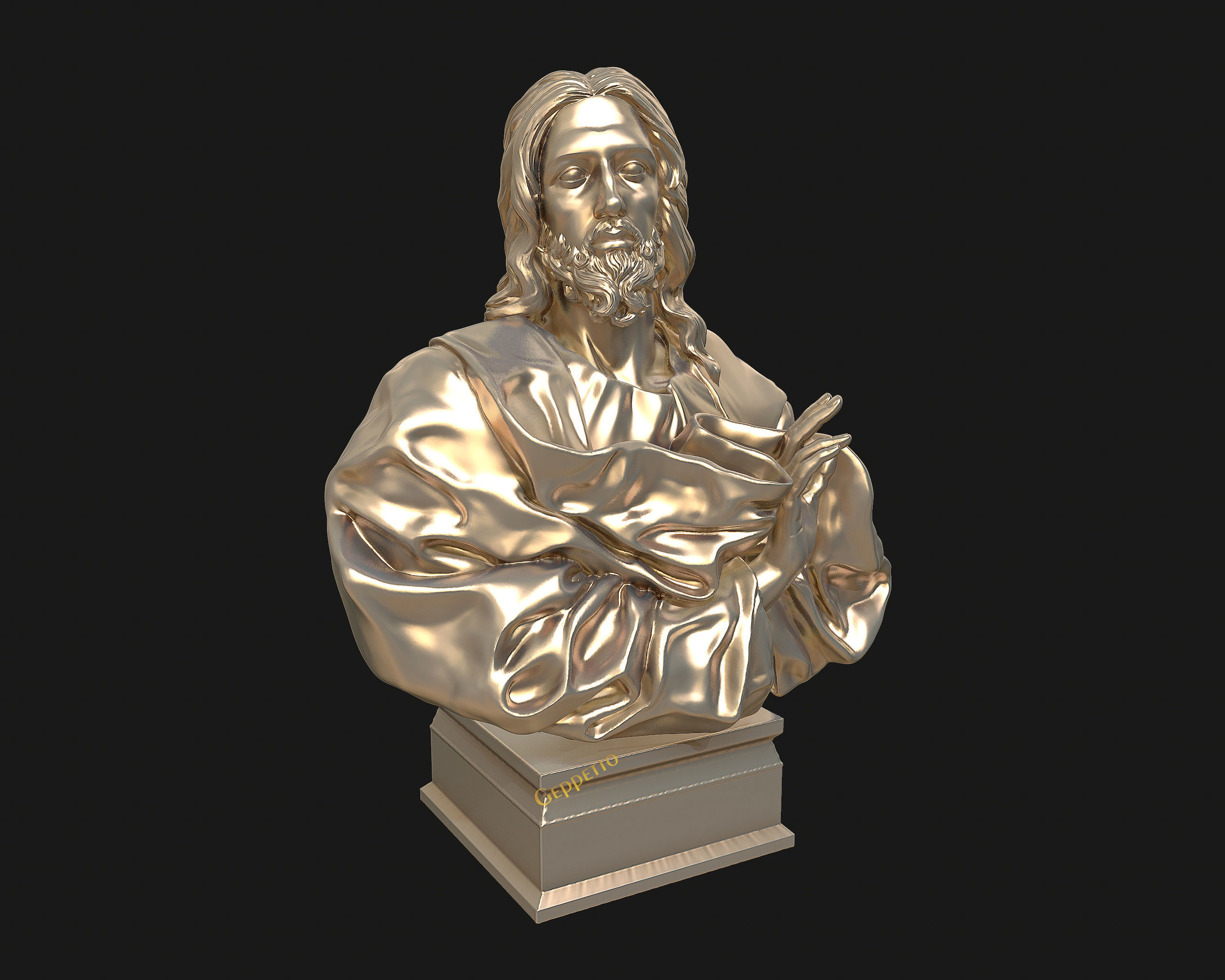 Jesus Christ Sculpture ready to 3D print 3D print model_30