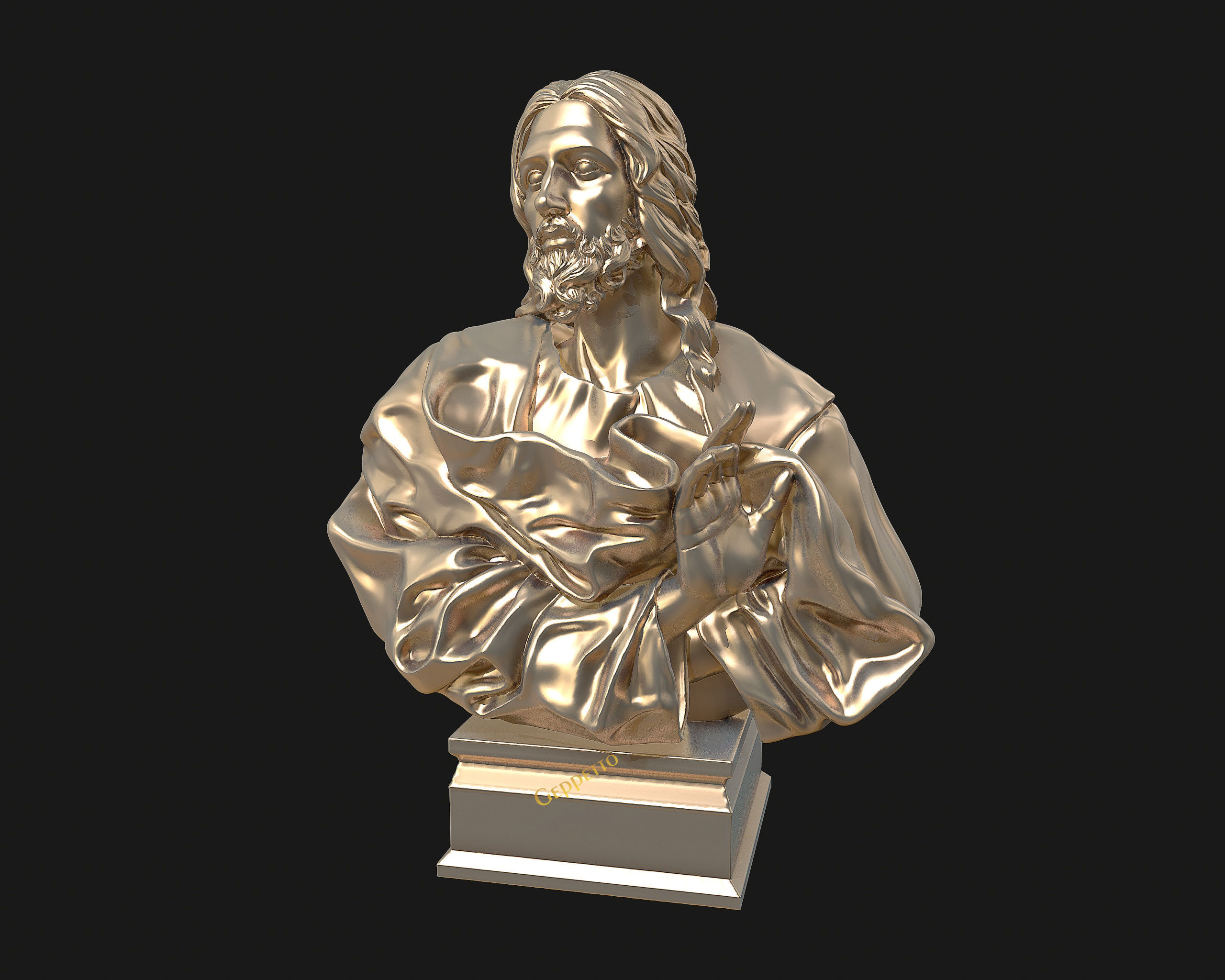 Jesus Christ Sculpture ready to 3D print 3D print model_24