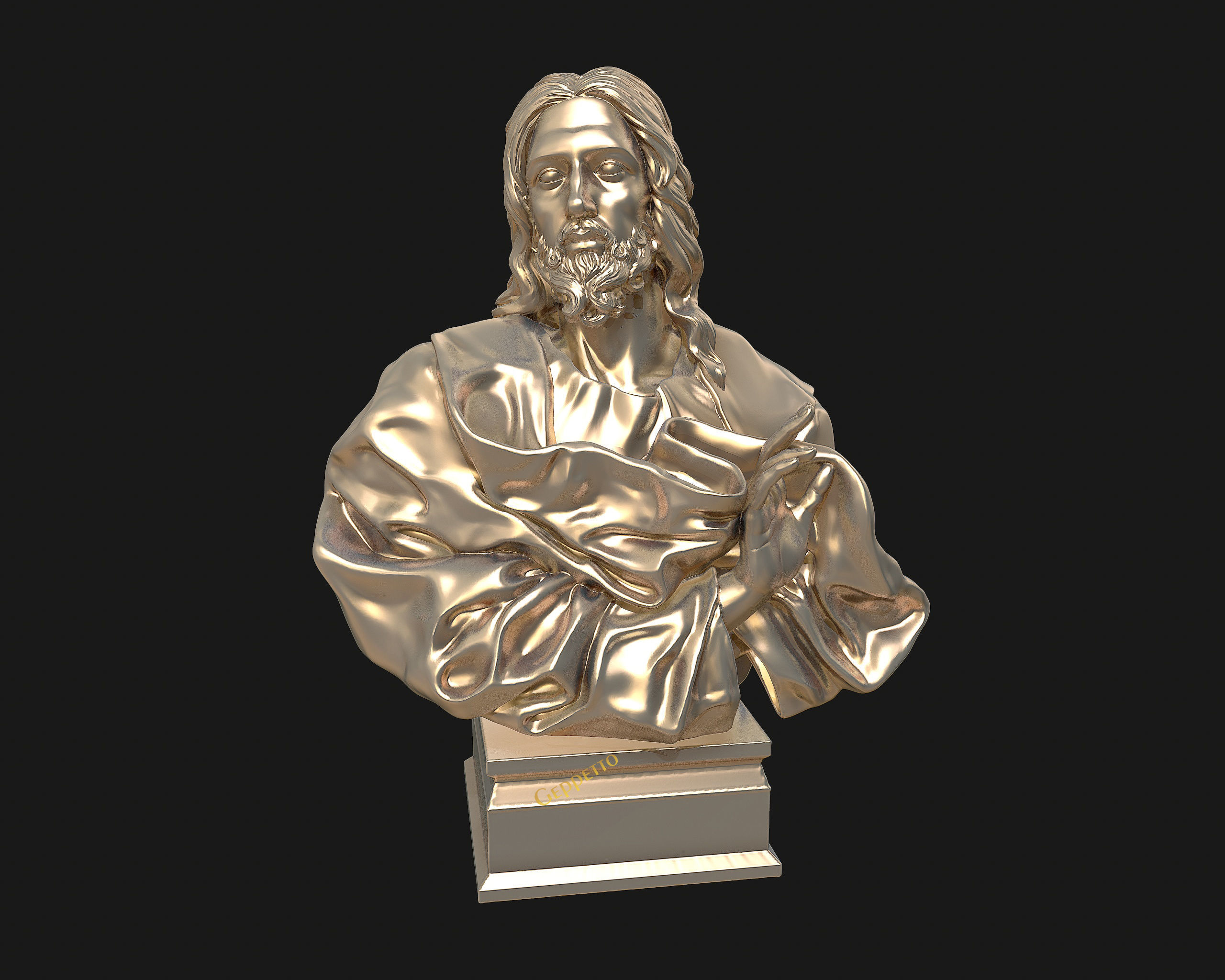 Jesus Christ Sculpture ready to 3D print 3D print model_31
