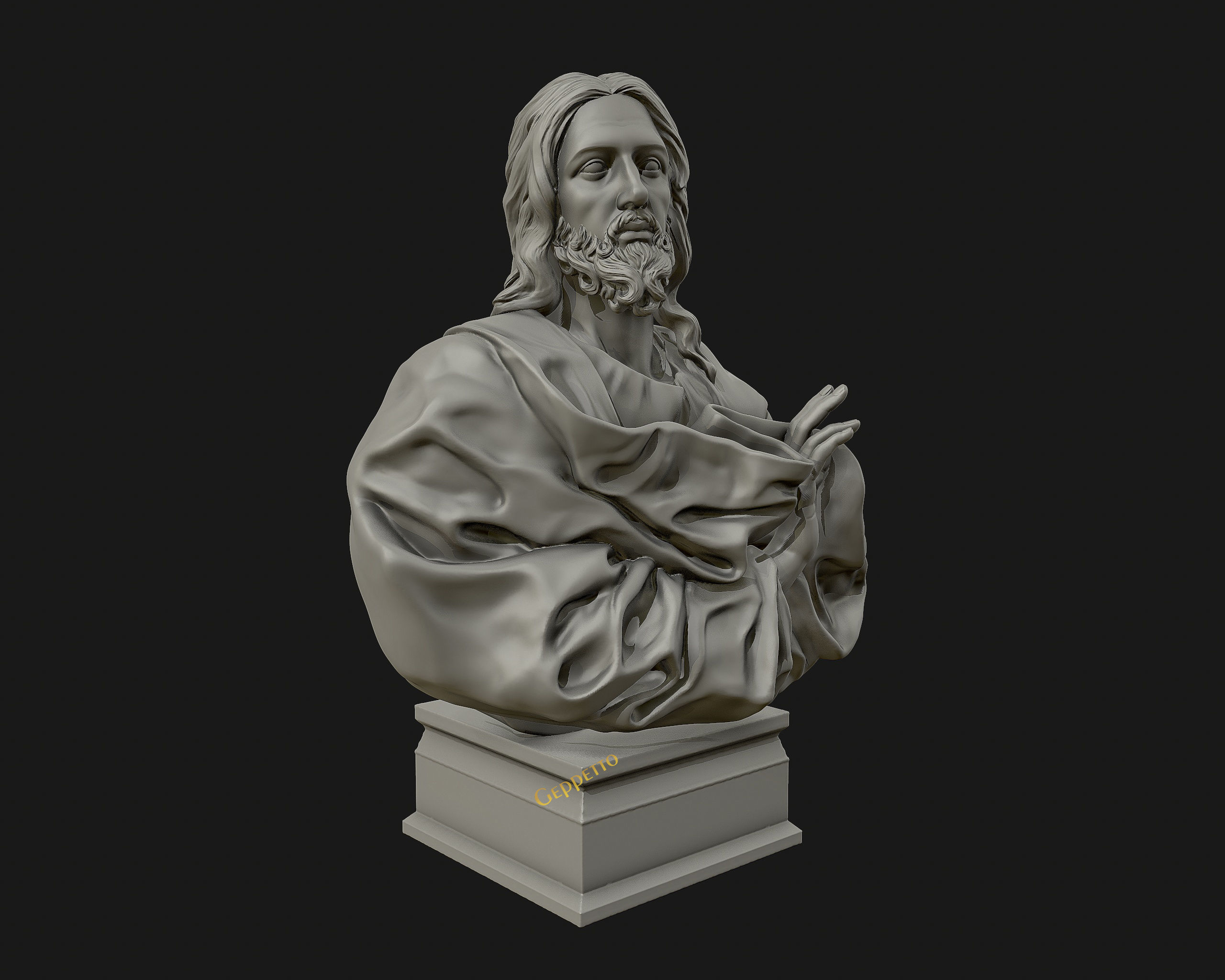Jesus Christ Sculpture ready to 3D print 3D print model_19