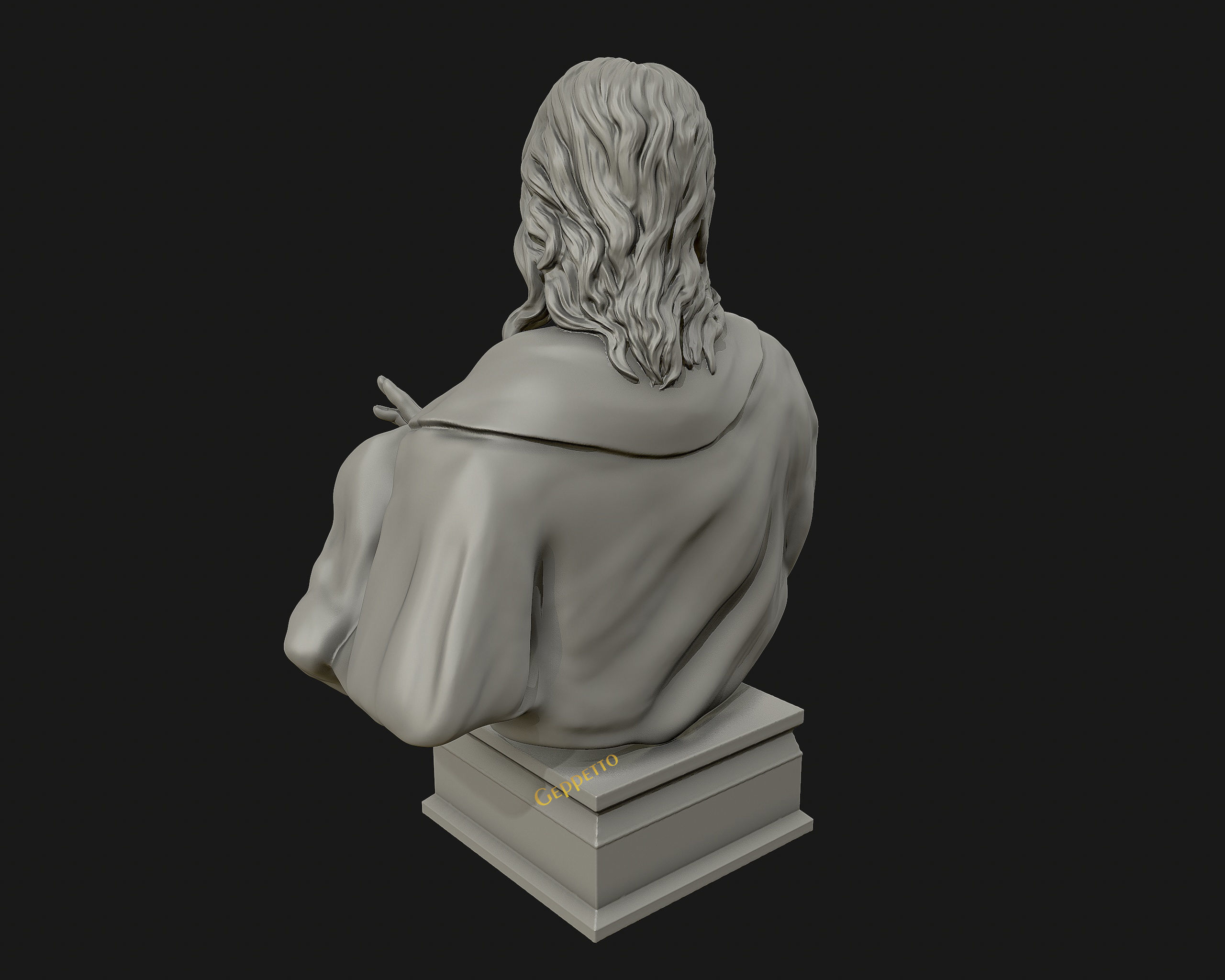 Jesus Christ Sculpture ready to 3D print 3D print model_14