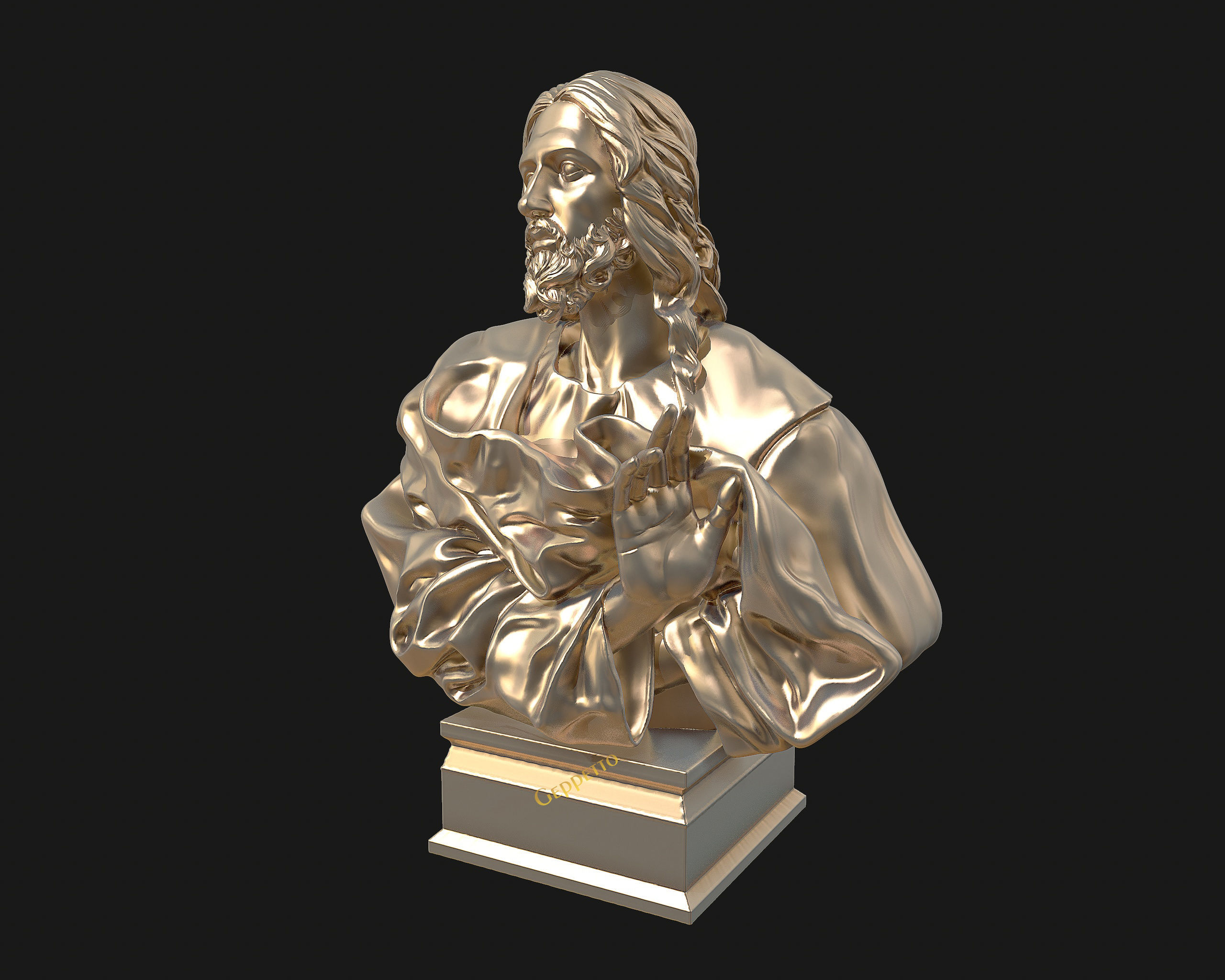 Jesus Christ Sculpture ready to 3D print 3D print model_26