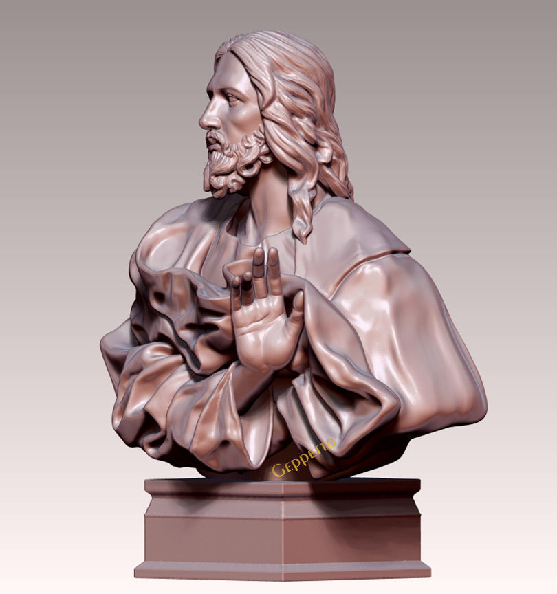 Jesus Christ Sculpture ready to 3D print 3D print model_40