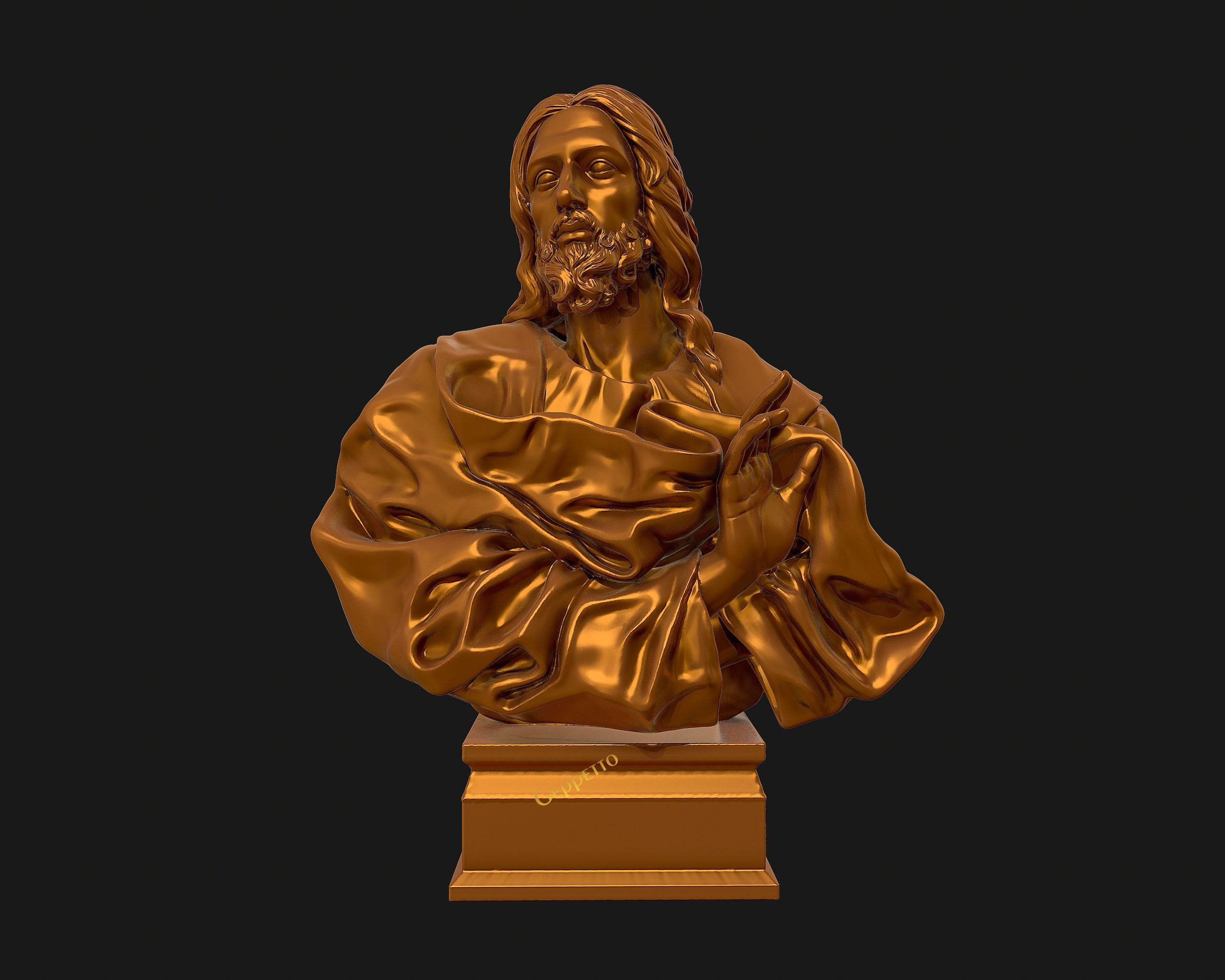 Jesus Christ Sculpture ready to 3D print 3D print model_34