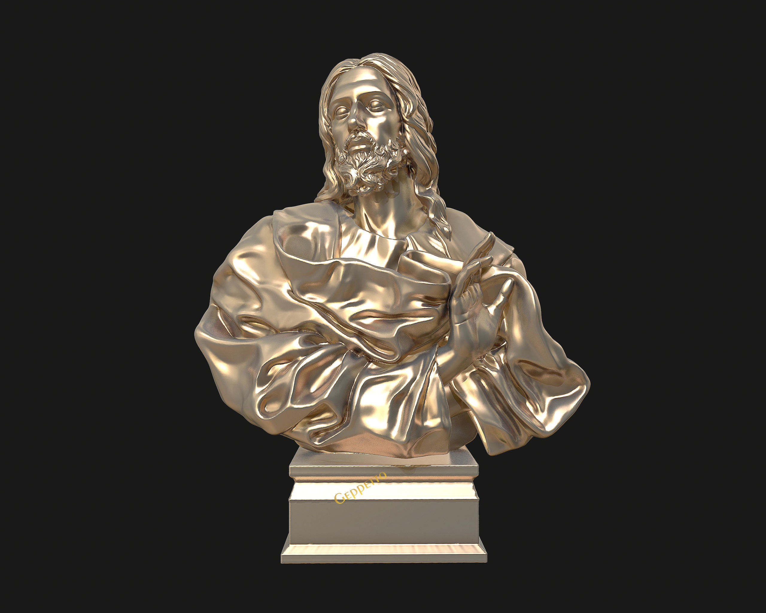 Jesus Christ Sculpture ready to 3D print 3D print model_32