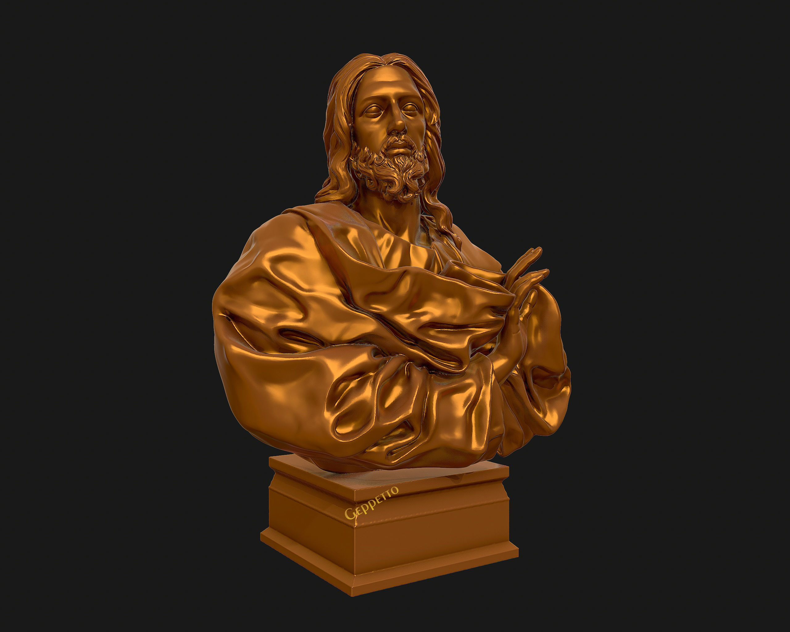 Jesus Christ Sculpture ready to 3D print 3D print model_36