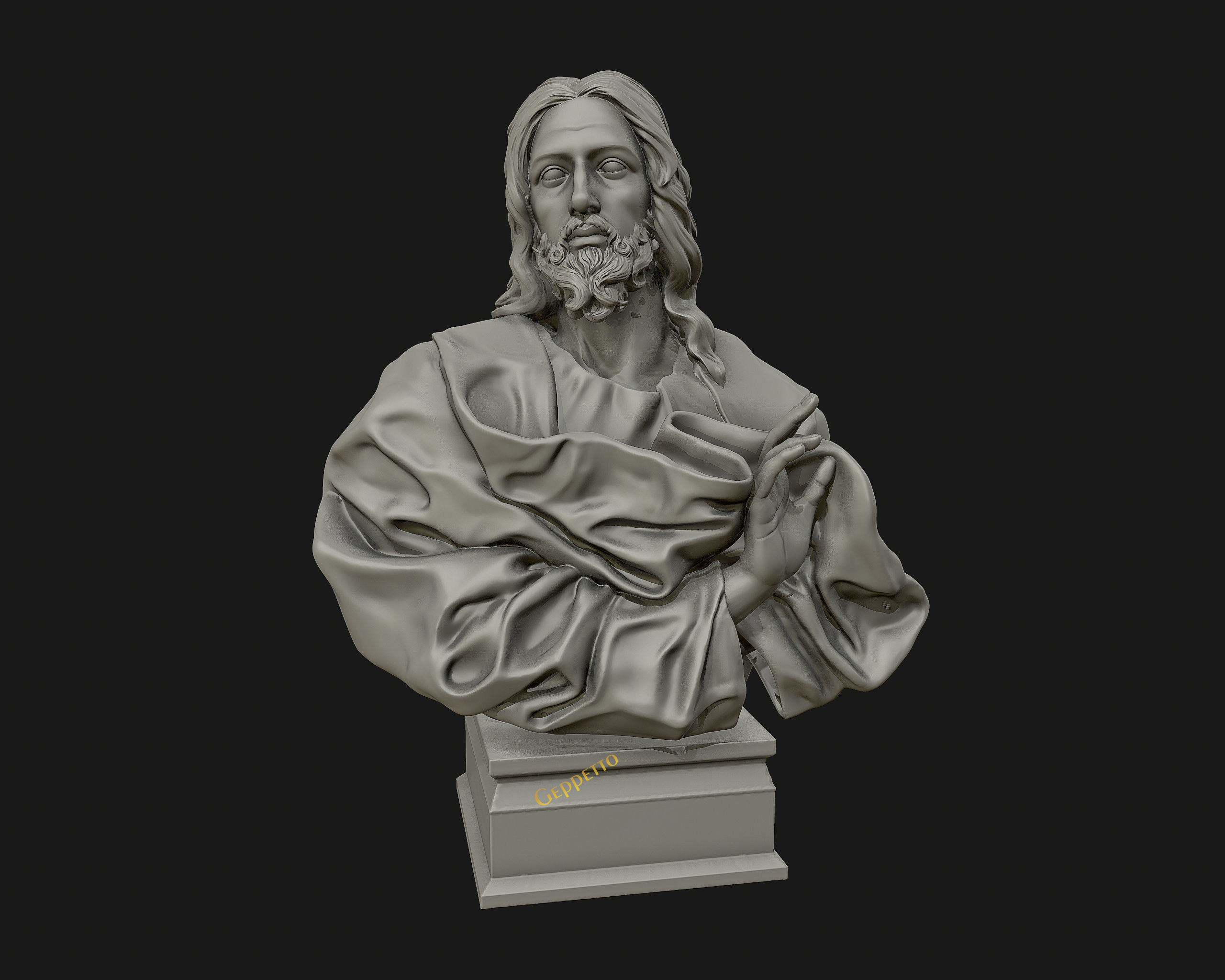 Jesus Christ Sculpture ready to 3D print 3D print model_21