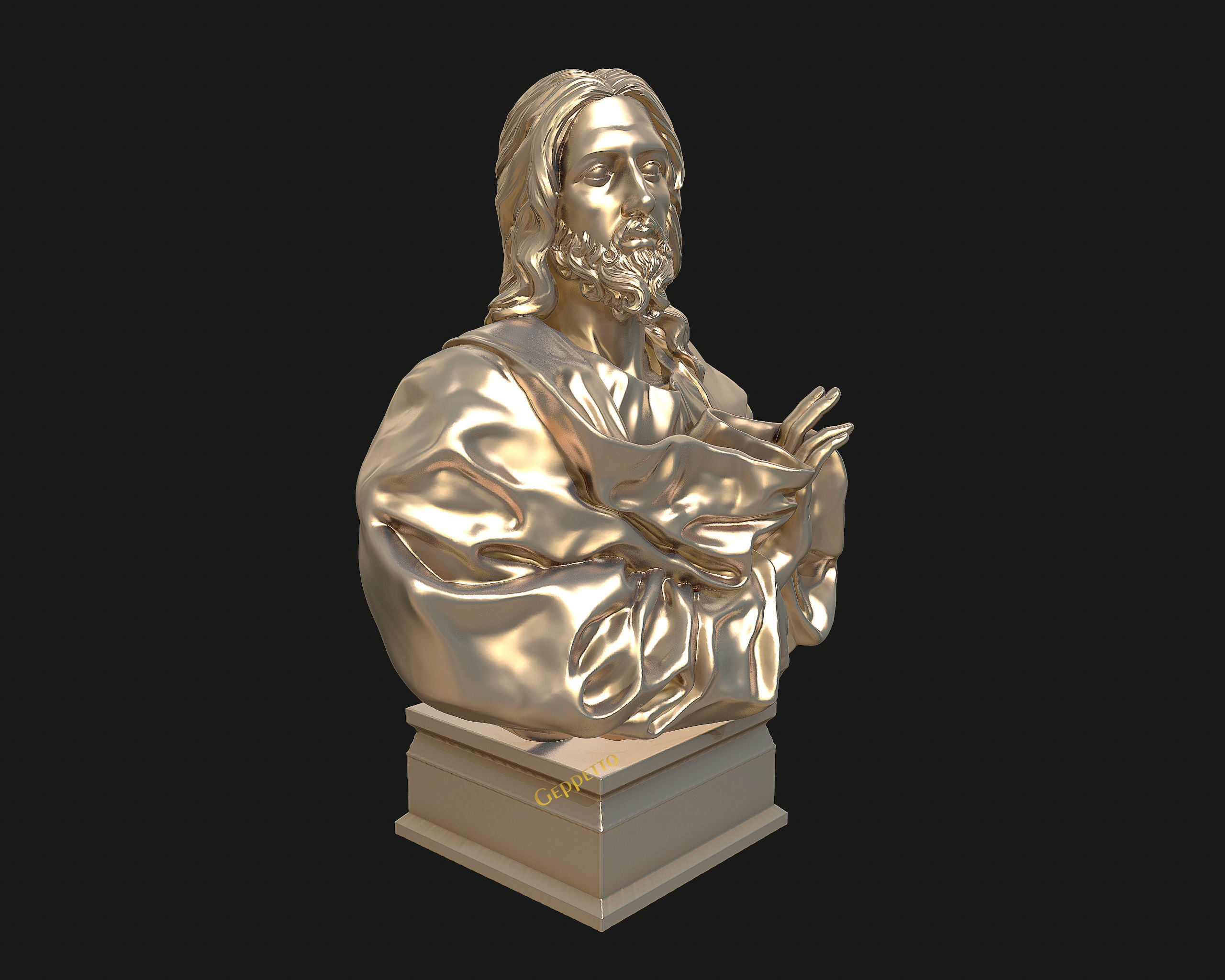 Jesus Christ Sculpture ready to 3D print 3D print model_29