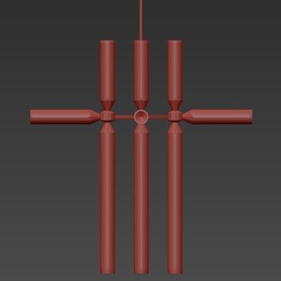 Castle 18 03 bronze  cream von Roll Hill 3D model_2