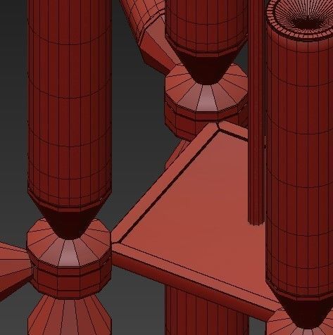 Castle 18 03 bronze  cream von Roll Hill 3D model_4