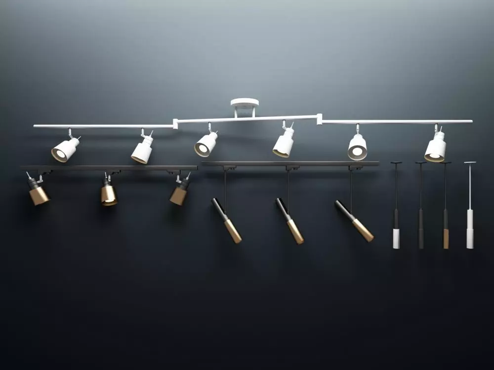 Lamps and lanterns 3D model_0