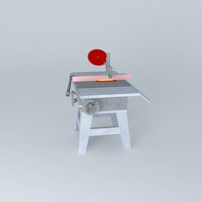 Inovative table saw Free 3D model_2