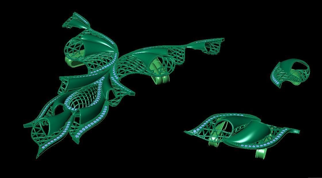 Fashion Fusion Set 3dm File 3D print model_4