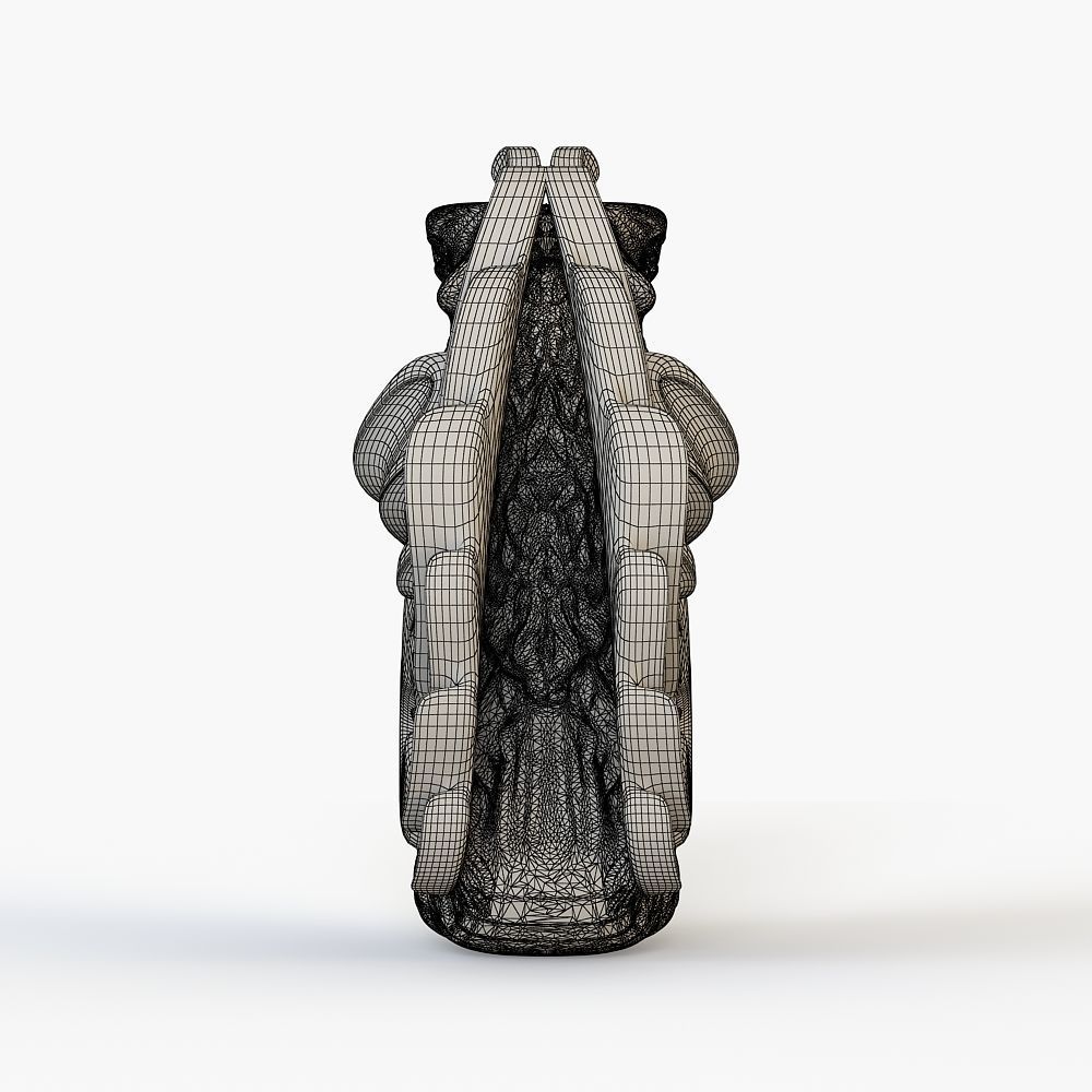 Griffin bust for 3D printing 3D print model_8