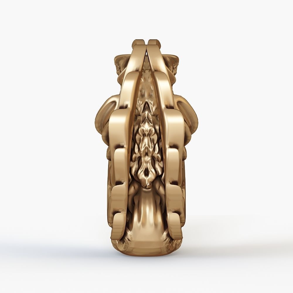 Griffin bust for 3D printing 3D print model_4