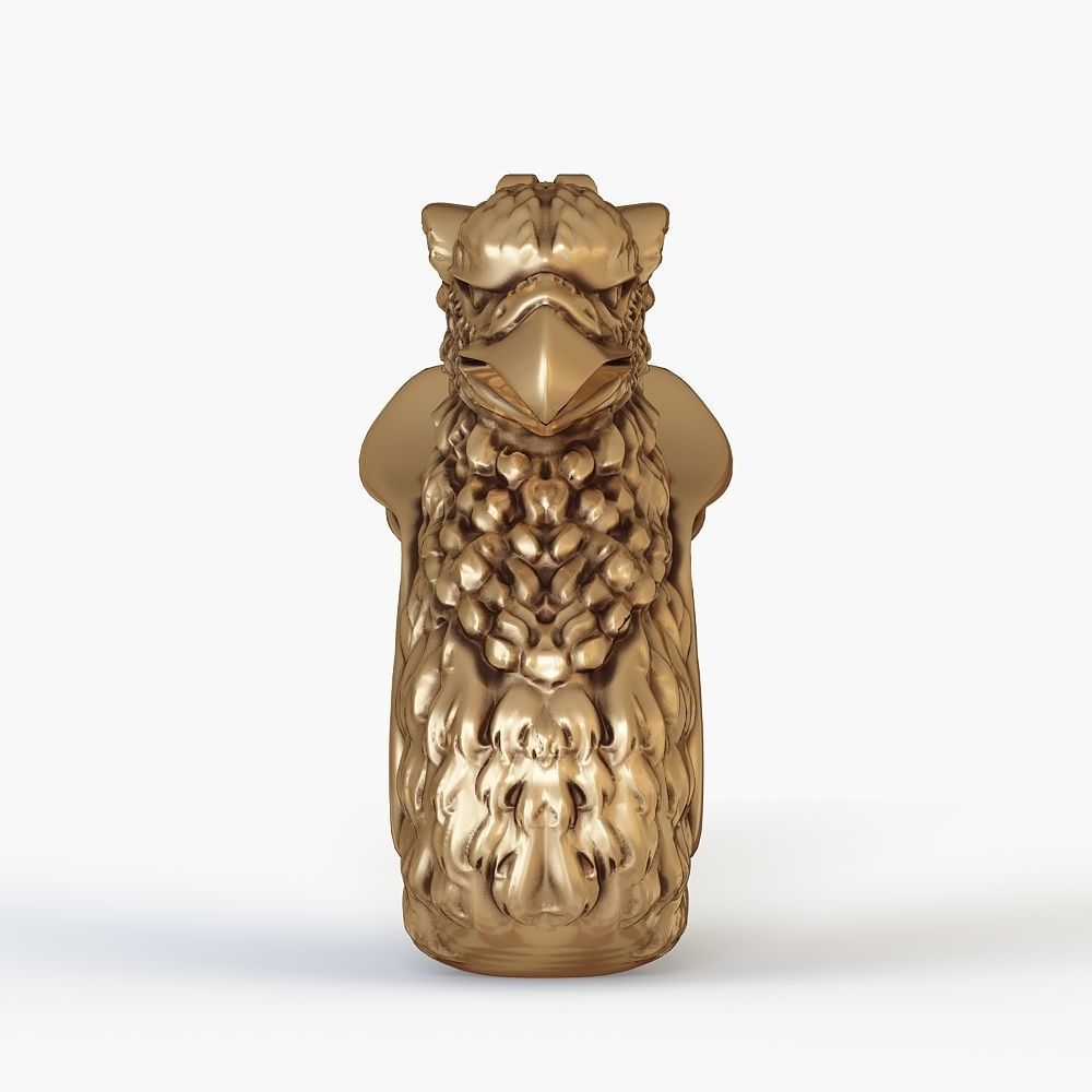 Griffin bust for 3D printing 3D print model_3