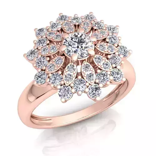 Fancy Woman Diamond Ring 