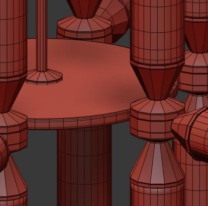 Castle 18 01 bronze  smoke von Roll Hill 3D model_1