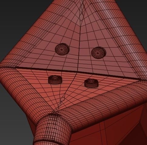 Seed 01 brushed brass  white von Roll Hill 3D model_3