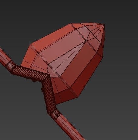 Seed 01 brushed brass  white von Roll Hill 3D model_1