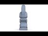 Mayan statue with parrot head stl for 3D print 3D print model_1